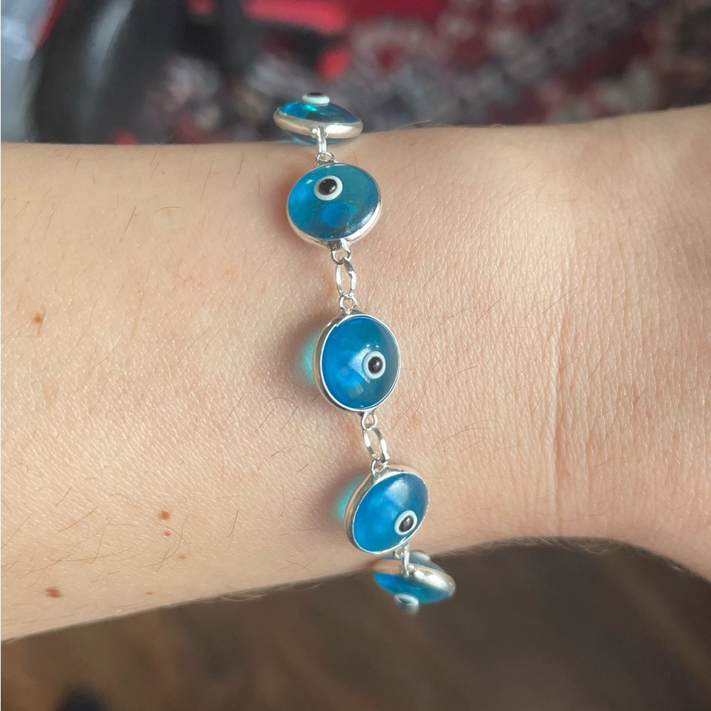 NWT - Sterling Silver 925 Evil Eye Bracelet🧿